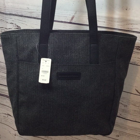 Brooks Brothers Other - Brooks Brothers Wool And Leather Tote Bag